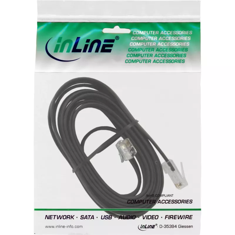 InLine modulaarköis RJ45 8P6C to RJ12 6P6C isane / isane 6 m