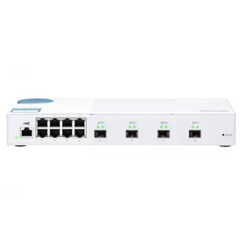 QNAP QSW-M408S võrgulüliti Hallatav L2 Gigabit Ethernet (10/100/1000) Valge