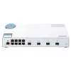 QNAP QSW-M408S võrgulüliti Hallatav L2 Gigabit Ethernet (10/100/1000) Valge