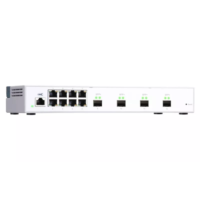 QNAP QSW-M408S võrgulüliti Hallatav L2 Gigabit Ethernet (10/100/1000) Valge