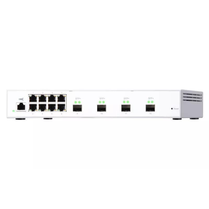 QNAP QSW-M408S võrgulüliti Hallatav L2 Gigabit Ethernet (10/100/1000) Valge