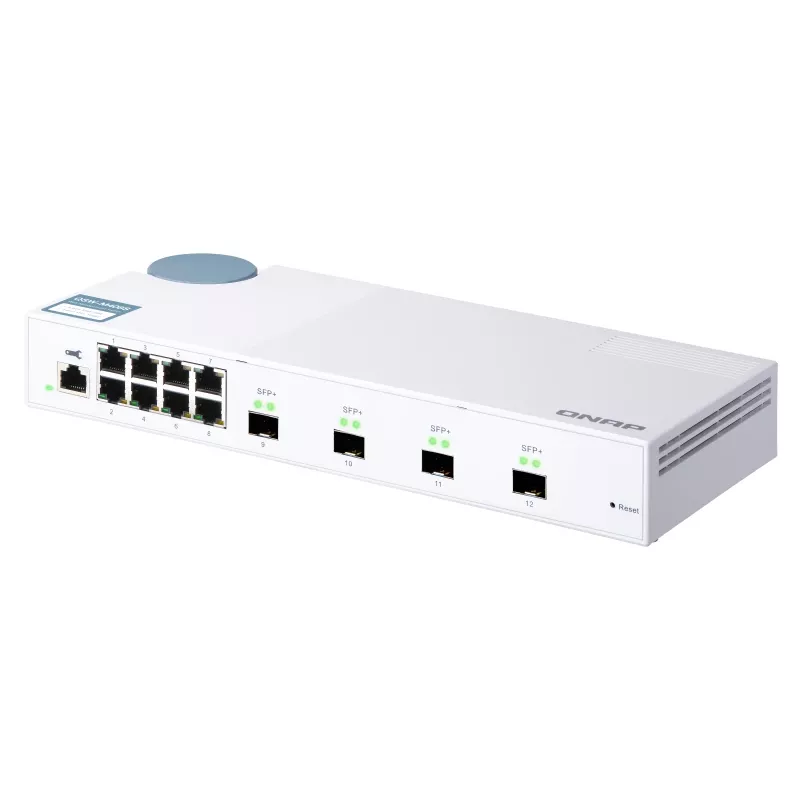 QNAP QSW-M408S võrgulüliti Hallatav L2 Gigabit Ethernet (10/100/1000) Valge