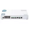 QNAP QSW-M408-2C võrgulüliti, hallatav L2, 10G Ethernet (100/1000/10000), valge