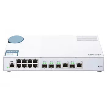 QNAP QSW-M408-2C võrgulüliti, hallatav L2, 10G Ethernet (100/1000/10000), valge