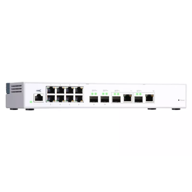 QNAP QSW-M408-2C võrgulüliti, hallatav L2, 10G Ethernet (100/1000/10000), valge