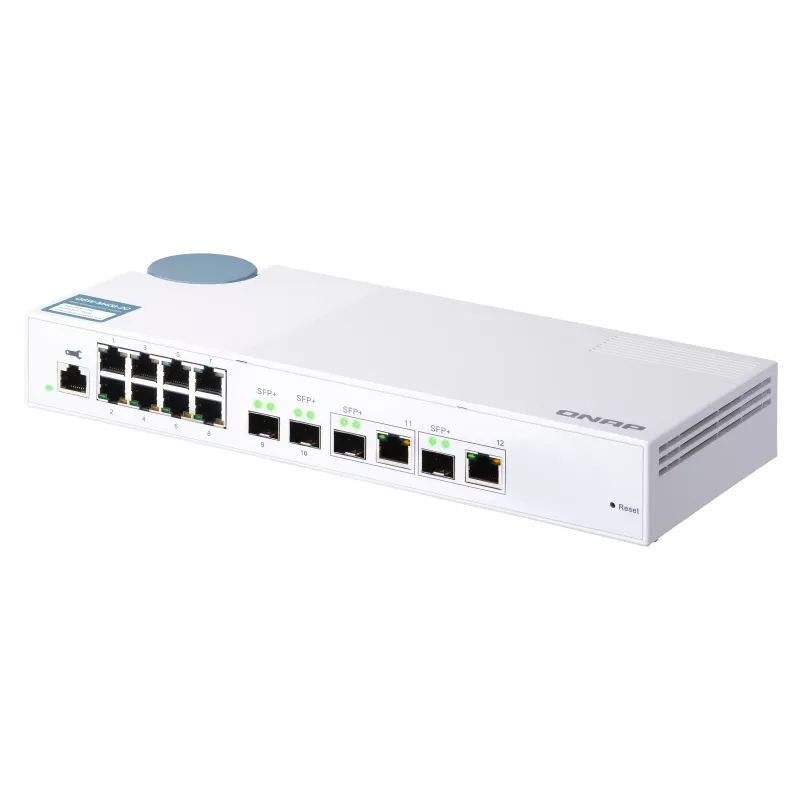 QNAP QSW-M408-2C võrgulüliti, hallatav L2, 10G Ethernet (100/1000/10000), valge