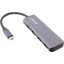 InLine USB 3.2 jaotur, USB-C - 4x USB A 10 Gb/s, alumiinium, hall