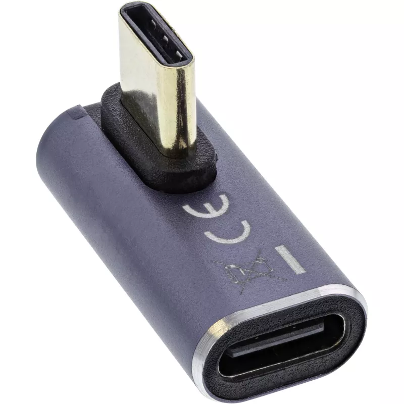 InLine USB4 adapter, USB-C isane/emane vertikaalne parem-/vasaknurkne
