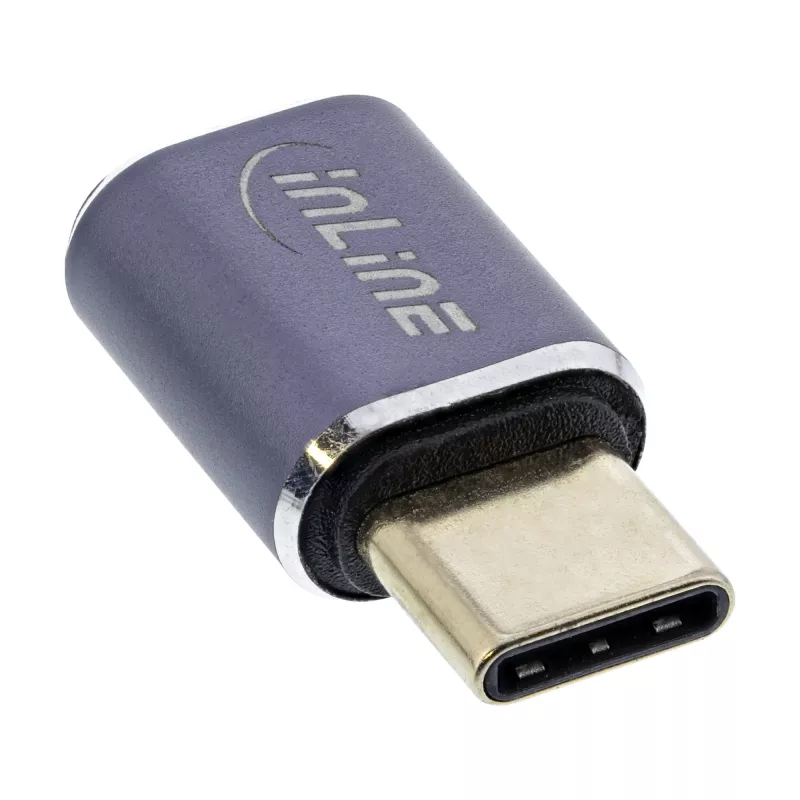 InLine USB4-adapter USB-C-isane/emane alumiiniumist hall 35900A