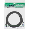 InLine paigakaabel soomustatud, U/FTP, Cat.6A, must, 3m