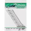 InLine pistikupesade riba InLine 16463W 6-kohaline maanduskontaktiga CEE 7/3 valge 3m