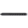 Intellinet 19-tolline 1U rackmount 7-suunaline PDU liigpingekaitse 16A 3m juhe