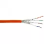 InLine paigalduskaabel Cat.7a PiMF 4x2x0.58 AWG23, 1200MHz, LSZH, 100m
