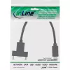 InLine USB 3.2 Gen.2 C isane / emane äärikuga kaabel, must, 0,20 m