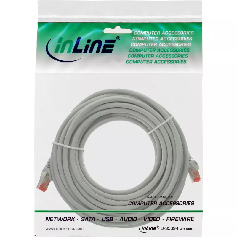 InLine ühenduskaabel S/FTP PiMF Cat.6 250MHz PVC vask hall 5m