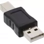 USB 2.0 adapter, tüüp A-pistik / tüüp B-pistik, InLine 33443A