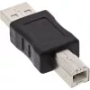 USB 2.0 adapter, tüüp A-pistik / tüüp B-pistik, InLine 33443A