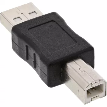 USB 2.0 adapter, tüüp A-pistik / tüüp B-pistik, InLine 33443A