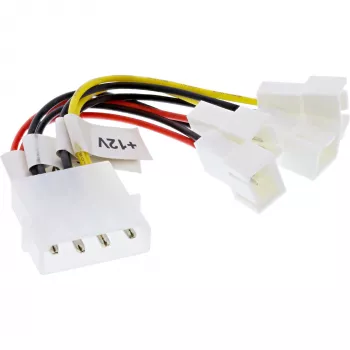InLine Ventilaatori Adapterkaabel 2x 12V ja 2x 5V 4 Ventilaatorile 33005B