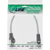 InLine patch-kaabel SF/UTP Cat.5e läbipaistev 0,3 m