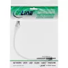 InLine patch-kaabel, S/FTP (PiMf), Cat.8.1, 2000MHz, halogeenivaba, valge, 0,25m
