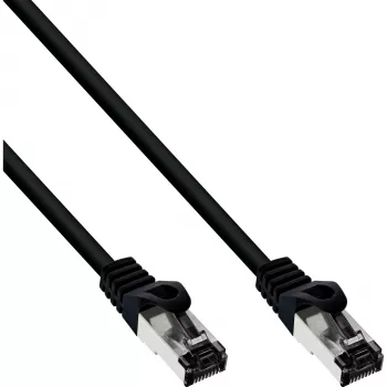 InLine paigalduskaabel S/FTP PiMF Cat.8.1 halogeenivaba 2000MHz must, 0,3m