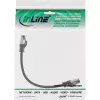 InLine paigalduskaabel S/FTP PiMF Cat.8.1 halogeenivaba 2000MHz must, 0,3m