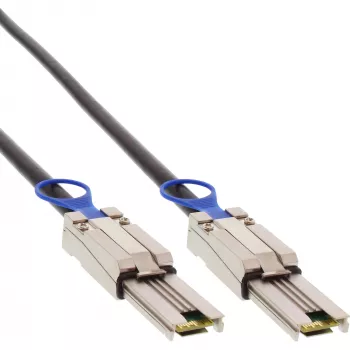 InLine SAS-kaabel, Mini-SAS 26pin SFF-8088 Mini-SAS 26-pin SFF-8088-le, 0,5 m