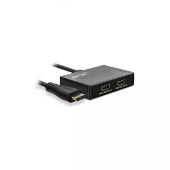 InLine HDMI-jaotur 2-pordiline, 4K/60Hz, USB-toitekaabliga, 0,5m