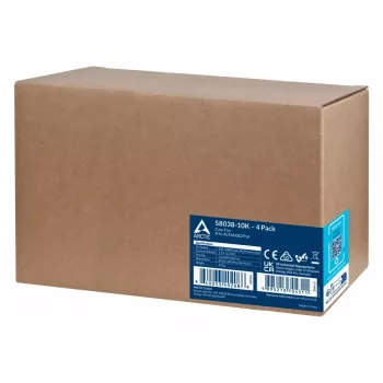 Ventilaator ARCTIC S8038-10K 80 mm 102 cfm kahe kuullaagriga must