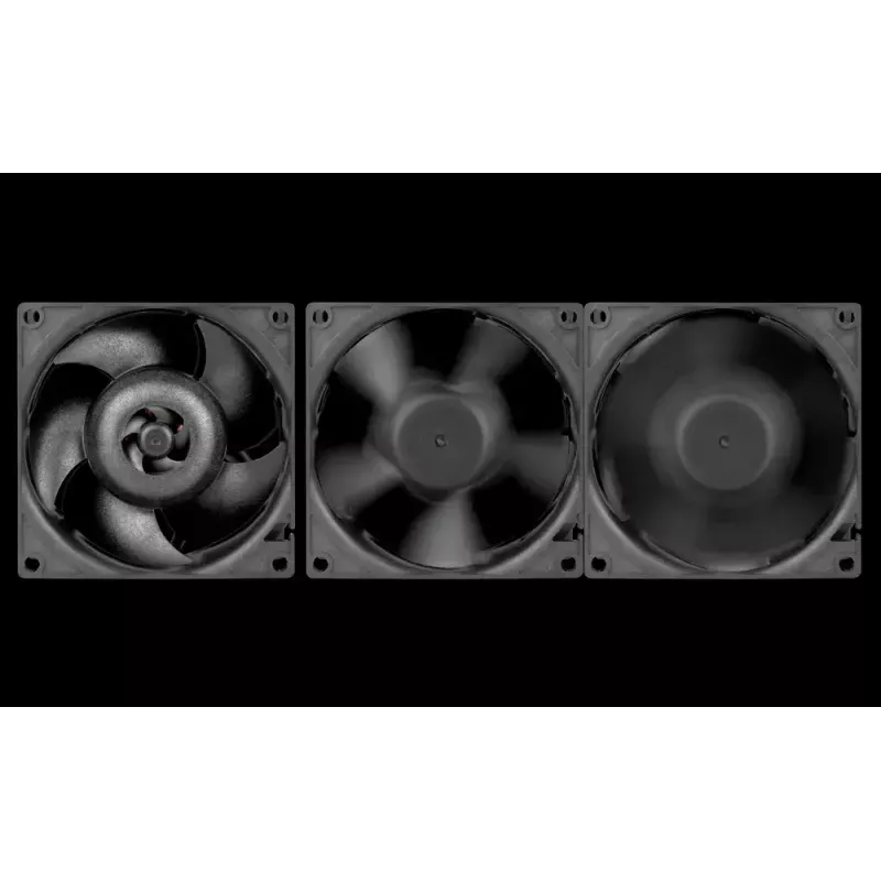 Ventilaator ARCTIC S8038-10K 80 mm 102 cfm kahe kuullaagriga must