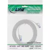 InLine lame patch-kaabel, U/FTP, Cat.6A, TPE halogeenivaba, valge, 1 m