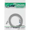 InLine patch-kaabel lame, U/FTP, Cat.6A, TPE halogeenivaba, hall, 1m