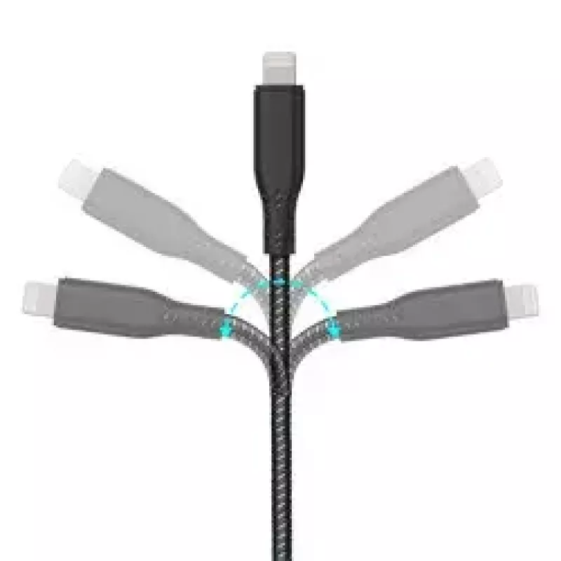 Kaabel Terratec CHARGE CL2 2 m Must