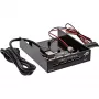 InLine 4-pordiline USB 3.0 paneelihub 3,5-tollise disketipesa jaoks, must