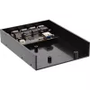 InLine 4-pordiline USB 3.0 paneelihub 3,5-tollise disketipesa jaoks, must
