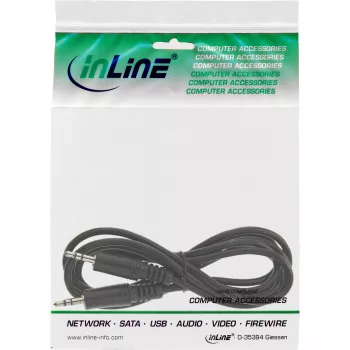 InLine helikaabel 3,5 mm stereopistik/pistik 3 m
