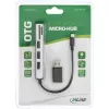 InLine USB OTG kaardilugeja ja 3 pordiga USB 2.0 jaotur SDXC ja microSD jaoks + adapter