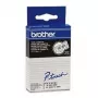 Brother TC101 sildilint 12 mm, must läbipaistval