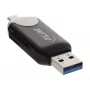 InLine USB3.0 kahe kaardilugeja, USB A ja Micro-USB 2.0 SDXC ja microSDXC jaoks