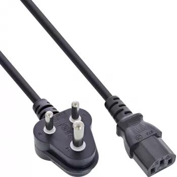 InLine B-16652R toitejuhe must 1,8 m toitepistik tüüp D C13 pistikupesa