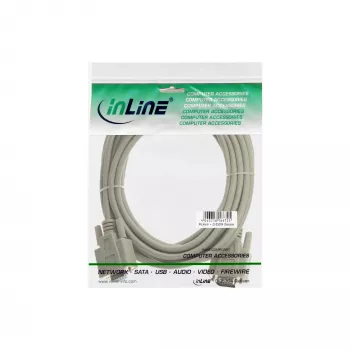 VGA kaabel InLine 17737 15HD isane emane beež 1 m
