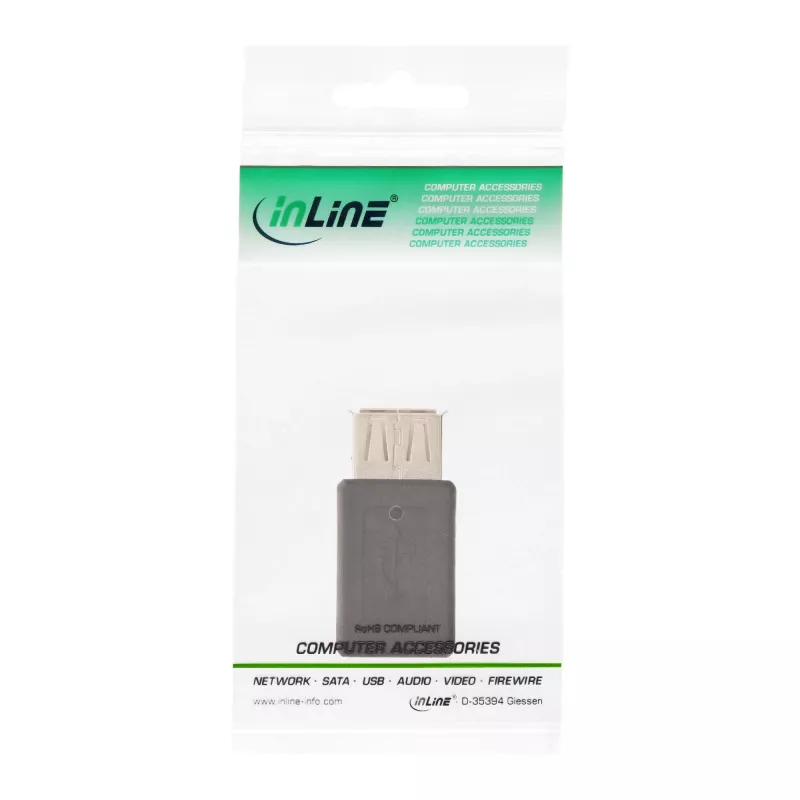Micro-USB adapter InLine 31613 USB A-pesa Micro-USB B emasele