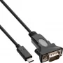 InLine USB-C jadaadapteri kaabel, USB-C isane / DB9 isane, 1,8 m