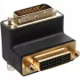 InLine DVI-I adapter 90° nurga all digitaalne + analoog 24+5 isane / emane must