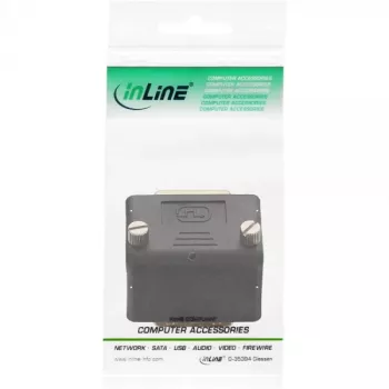 InLine DVI-I adapter 90° nurga all digitaalne + analoog 24+5 isane / emane must