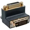 InLine DVI-I adapter 90° nurga all digitaalne + analoog 24+5 isane / emane must