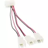 InLine arvuti ventilaatori adapterkaabel 12 V / 5 V kuni 3 ventilaatorile 33005A