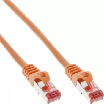 InLine paigaldusjuhe S/FTP PiMF Cat.6 250MHz PVC vask oranž 0,3m