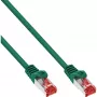InLine patch-kaabel S/FTP PiMF Cat.6 250MHz PVC vask roheline 30m